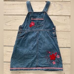 Y2K Vintage Denim Flower Jumper